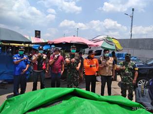 Cegah Covid-19, Lanud Rsn Bantu Pemda Lakukan Penyemprotan Disinfektan