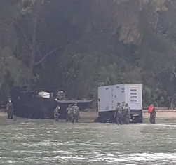 Pangkogasgabpad Cek Sarana dan Prasarana 69 WNI�Diamond Princess�di Pulau Sebaru Kecil   �