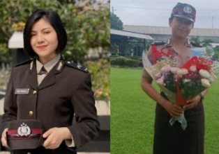 Kakak-Adik, Anak Desa Lae Hole Dairi, Diterima Jadi Polwan