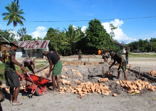 Satgas TMMD Ke-107 Merauke, Bamgun 20 Rumah di Kampung Epem �