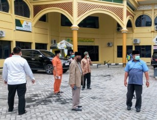 MUI Pekanbaru Apresiasi Penyemprotan Desinfektan Dilakukan Lanud Rsn