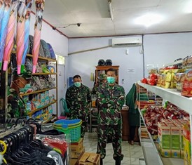 Pengecekan Koperasi Brigif Kostrad Untuk Ketersediaan Bahan Pokok Prajurit