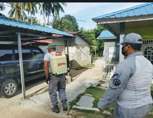 Bakamla RI Bantu Desa Pesisir Perangi Covid-19