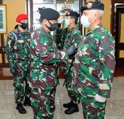 Panglima TNI Pimpin Sertijab Kepala Badan Pembinaan Hukum