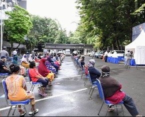 Terapkan Protokol Kesehatan,�Bakamla RI Kembali�Gelar Bakti Sosial �