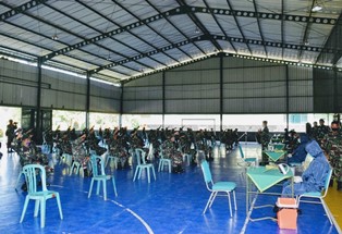 Perangi Covid-19, Brigif Para Raider 18/Kostrad Gelar Rapid Test