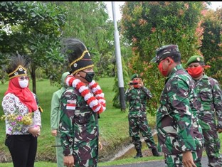 Danrem 174/ATW Tiba di Merauke� Disambut Sederhana