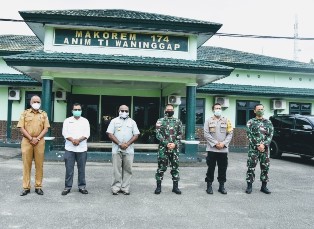 Danrem 174/ATW Terima Kunjungan Bupati Merauke