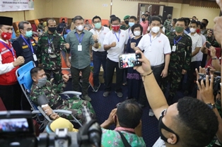 Danlanud Rsn Hadiri Gerakan 1000 Donor Darah
