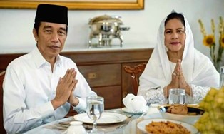 Presiden Jokowi dan Ibu Negara Ucapkan Selamat Idulfitri