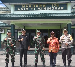 Forkopimda Boven Digoel Kunjungi Komandan Korem 174 Merauke