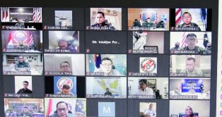 Hadapi Covid-19, Kepala Bakamla Gelar Rapat Koordinasi Bersama Instansi Kamla Terkait
