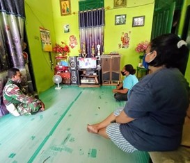 Hari Lahir Pancasila, Jajaran Korem Merauke Nonton�Live�Pidato Kenegaraan Presiden RI