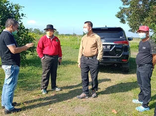 Wagubri dan Korwil BUMP Tinjau Lahan Pusdiklat Seknas BUMP Indonesia