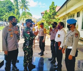 Danrem 174/ATW Bersama Bupati Kunjungi Markas Polres Merauke