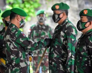 Danrem Merauke�Pimpin Acara Sertijab Perwira Korem 174