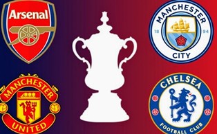 Semifinal Piala FA 18-19 Juli 2020, MU Vs Chelsea dan Manchester City Vs Arsenal