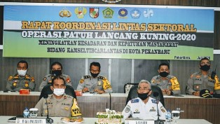 Polresta Pekanbaru Gelar Rakor Lintas Sektoral Jelang Operasi Patuh 2020