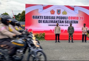 Panglima TNI Pimpin Rapat Gugus Tugas Covid-19 di Kalimantan Selatan