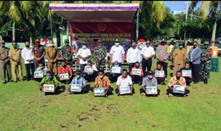 Danrem 173/PVB Tutup Kegiatan TMMD Ke-108�di Kabupaten Kepulauan Yapen �