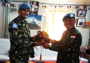 Pasukan Garuda di Lebanon Kunjungi Nepal Battalion Memperkuat Komunikasi