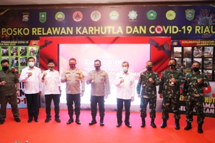 Kadisops Lanud Rsn Hadiri Apel Kesiapsiagaan Relawan Karhutla