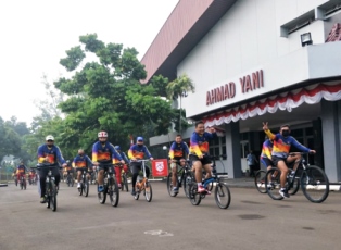 Gelar Pertandingan dan Gowes Bersama, Kogabwilhan II Semarakan Peringatan HUT ke-75 Kemerdekaan RI