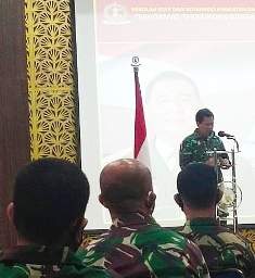 Komandan Seskoad Beri Pengarahan ke Seluruh Personel Organik