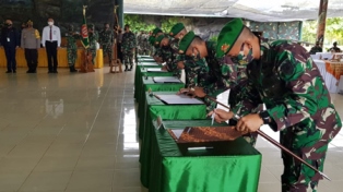 Korem 174 Merauke Canangkan Zona Integritas Reformasi Birokrasi Wilayah Bebas Korupsi
