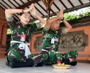 Danlanud Rsn: Dalam Melaksanakan Tugas Jangan Lupa Berdoa