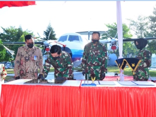 Panglima TNI Resmikan Monumen Pesawat N250 Gatotkoco di Yogyakarta