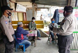 Sat Binmas Polres Humbahas Gencar Himbau Masyarakat Terapkan Protokol Kesehatan