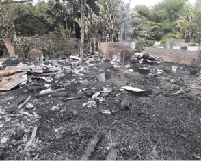 Tujuh Rumah di Desa Pusuk I Parlilitan Ludes Terbakar Dilalap Si Jago Merah