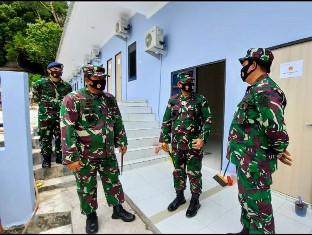 Pangkogabwilhan I Beserta Tim Irjen TNI Tinjau Kesiapan Sarpras Perkantoran