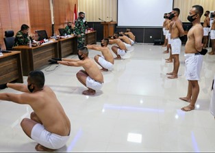 Duabelas Calon Tamtama Asal Panda Lanud Rsn Ikuti Seleksi Tingkat Pusat