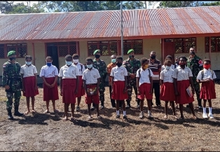Waaspotwil Kogabwilhan II, Tinjau Lokasi Baksos HUT Ke-75, TNI di Masamba