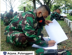 Yonko 462 Paskhas Laksanakan Lintas Medan dan Ujian Navrad