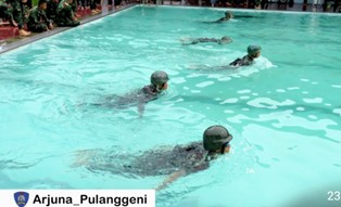 Yonko 462 Paskhas Laksanakan Lomba Antar Satuan Operasional