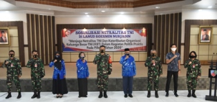 Danlanud Rsn Minta Keluarga Besar TNI Jaga Netralitas di Pilkada Serentak 2020