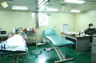 Rumah Sakit Apung TNI Tangani Pasien Korban Gempa�di Sulawesi Barat