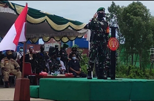 Danrem Merauke Pimpin Penyambutan Satgas Pamtas Yonif 122 dan Yonmek 611