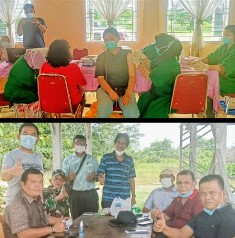 301 Jemaat GBKP Bukit Raya Pekanbaru Terima Vaksinasi Tahap Kedua
