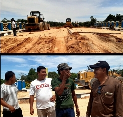 Warga dan Pemuda Minta Dilibatkan PT. Cakrawala di Proyek DAK Jalan 45 KIT
