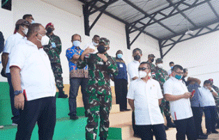 Korem 174 Merauke Siap Sukseskan PON XX Tahun 2021 dan Pelopori Pencegahan Covid-19