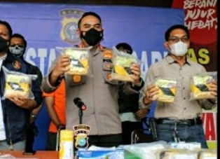 Sabu 8 Kg Siap Edar, Polresta Pekanbaru Tangkap Pengedar Narkoba