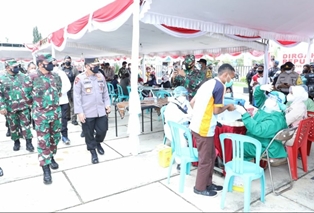 Panglima TNI Apresiasi�Penanganan Covid-19�di�Kabupaten Merauke