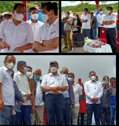 Menko Luhut Tinjau Infranstruktur dan Kemitraan Food Estate di Humbahas