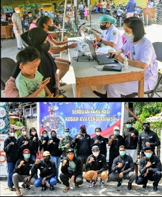 Kodam XVII/Cenderawasih Terus Gencar Serbuan Vaksinasi �