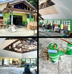 Proyek Rehab di Komplek SMAN 10 Pekanbaru Dipertanyakan