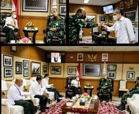 Guna Memperat dan Jalin Silaturahmi, Irjenau Lakukan Courtesy Call ke BPK RI
